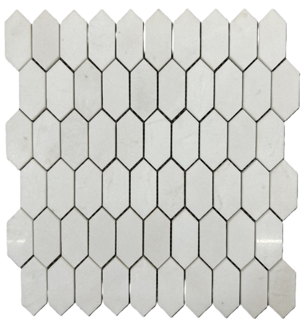 Mg6016 Thesso elegonted Hex Marble Mosaic 12x12 (1 SQF/PC)